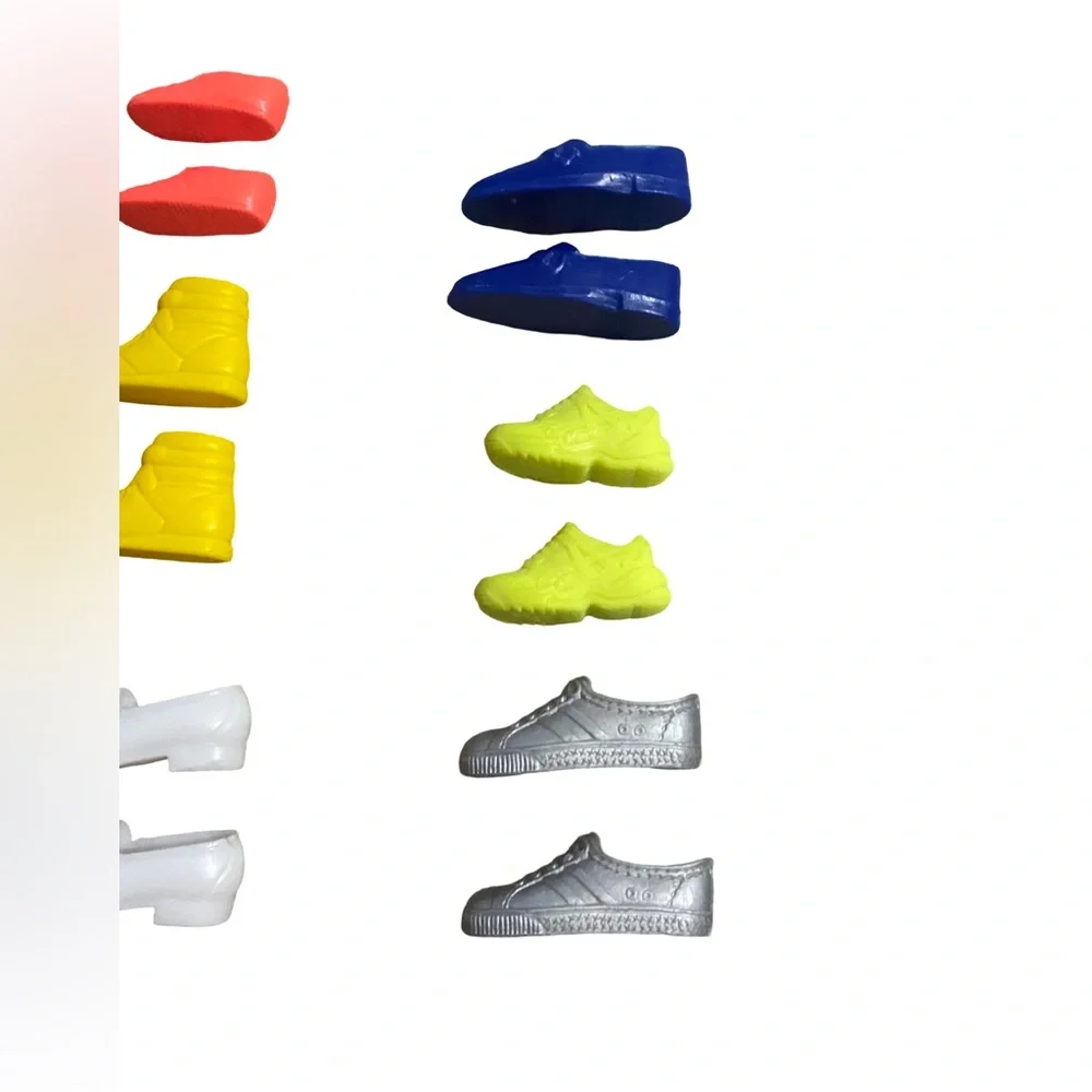 Mattel Ken Various Multi-Color Shoes/Skates Vintage Lot Of 8‎